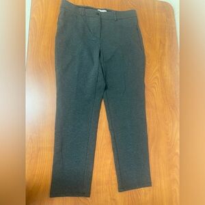 89th Madison Womens Gray Grey  Stretch Straight Pants Size 8P